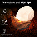 Axyaa Snail Night Light: Cute Bedside Desk Lamp for Kids Room Decoration