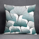 Axyaa Green Flower & Animal Pattern Pillowcase for Home Office Décor