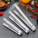 Axyaa Stainless Steel Barbecue Tongs for Food & Ice-Cubes, Restaurant Buffet Tool