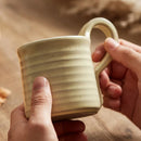 Axya Ceramic Coffee Cup Set, Glaze Crafts, Vintage Style Coffeeware & Photography Props