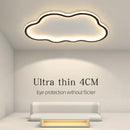 Axyaa Cloud LED Ceiling Light: Modern, Ultra-Thin, Creative Design for Children's Room, Bedroom, Living Room