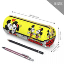 Axyaa Mickey Mouse Minnie Leather Pencil Case: Big Capacity Student School Gift