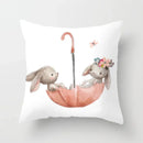 Axyaa Lovely Cartoon Pattern Cushion Cover 45*45cm