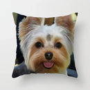 Axyaa Cute Dog Print Pillow Case for Bedroom Sofa Car Decor