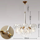 Axyaa Nordic Glass LED Chandelier | Starry Design for Home Decor | Ceiling Light