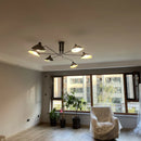 Axyaa Iron Pendant Lights American Vintage Industrial Style Ceiling Chandelier