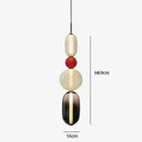Axyaa Candy Glass Chandelier Pendant Light for Loft Living Dining Room