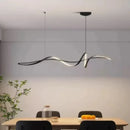 Axyaa Minimalist LED Pendant Lights for Dining Room, Living Room, and Bar