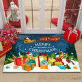 Axyaa Christmas New Year Entrance Door Mat Non-Slip Floor Decor