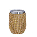 Axyaa Shiny Diamond Stainless Steel Tumbler Thermal Coffee Mug Drinkware
