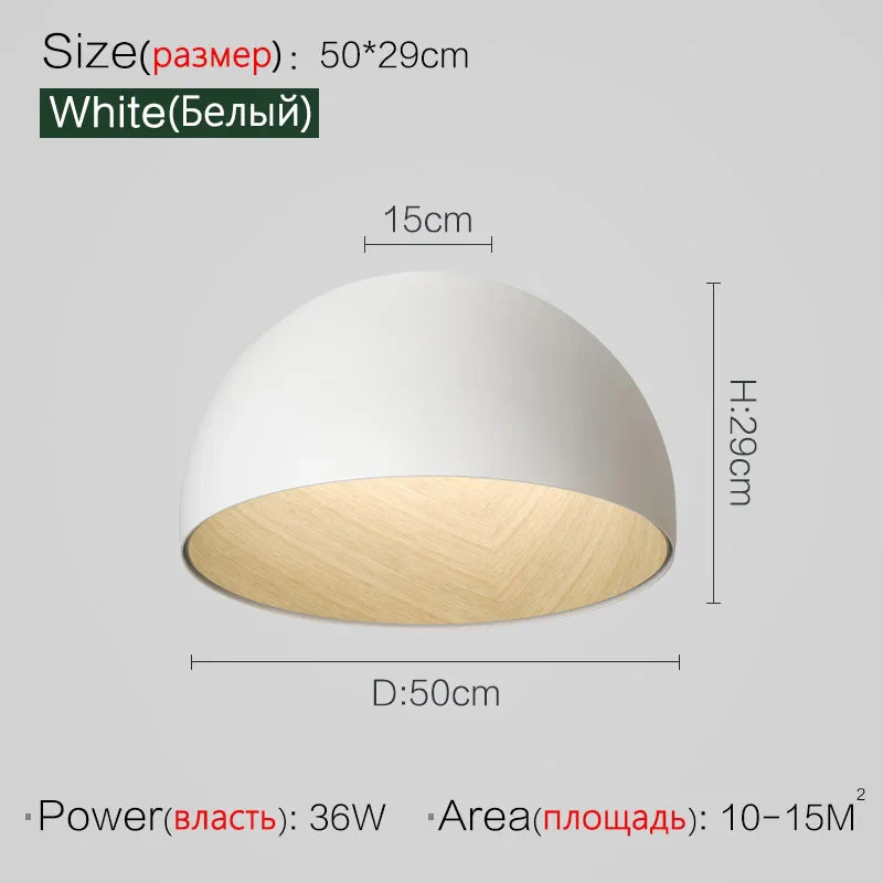 Axyaa Wood Grain Ceiling Study Lamp