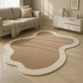 Axyaa Nordic Plush Carpet: Soft & Fluffy Living Room Rug for Modern Home Décor