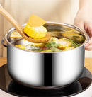 Axya Stainless Steel Cookware Set with Handleramen Pots and Pans