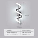 Axyaa Modern LED Wall Lamp White Gold Black Living Room Bedroom Lighting