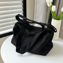 Axyaa Canvas Crossbody Tote: Large Women's Travel Bag Multi-use Shoulder Handbag