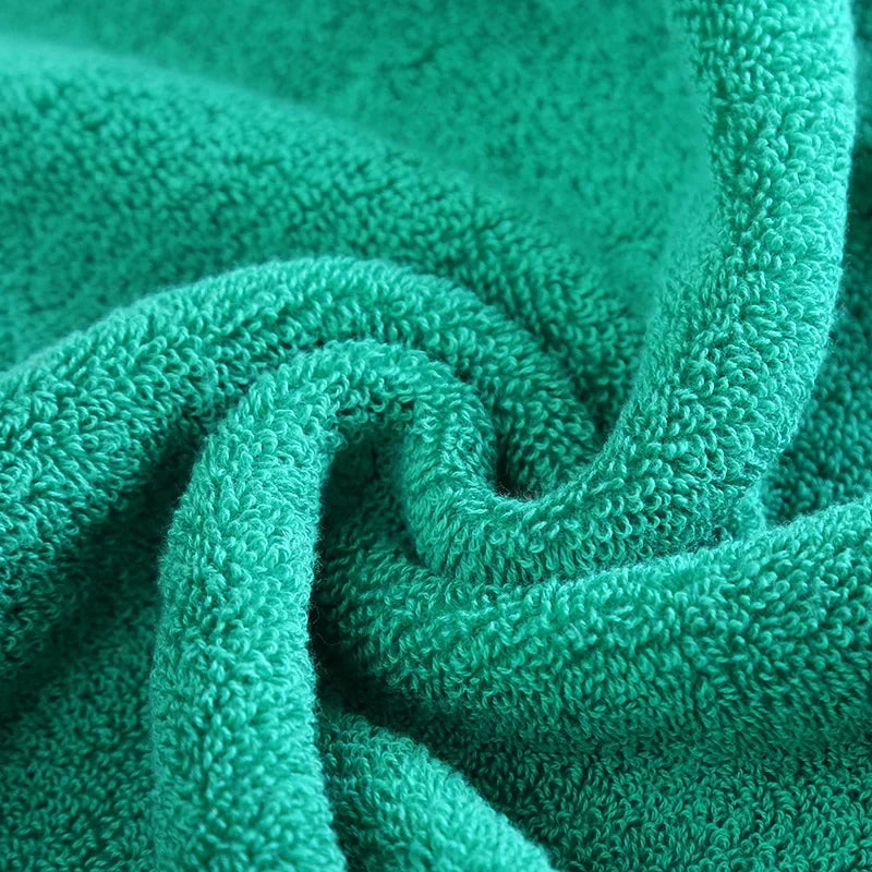 Axyaa Santa Embroidery Christmas Towel Set - Soft Coral Fleece Microfiber Towels