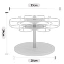 Axyaa 40 oz Tumbler Rotating Storage Rack for Stanley Cups - 6 Slot Organizer