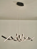 Axyaa Modern LED Chandelier Gold/Black Finish for Living Room, Bedroom, Study - AC110-260V