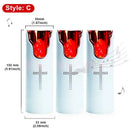 Axyaa Flameless Music Speaker Candle Lamp: Swinging Flame, LED Electric, Church & Cemetery