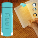 Axyaa Rechargeable Clip-on Book Light: 3 Amber Colors, 3 Brightness Levels