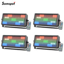Axyaa 4PCS 120W RGB LED Wall Washer Lights for Stage DJ Party Bar Wedding