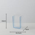 Acrylic Round Vase by Axyaa: Transparent Geometric Plant Pots for Stylish Room Decor