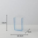 Acrylic Round Vase by Axyaa: Transparent Geometric Plant Pots for Stylish Room Decor