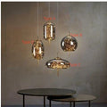 Axyaa Nordic Luxury Star LED Glass Chandelier for Home Decor