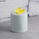 Axyaa Solid Color Ceramic Snack Plate - Simple Kitchen Serving Tray
