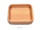 Axyaa Wooden Fruit Salad Bowl Plate | Retro Tableware Tea Tray Dessert Snack Plate