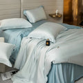 Axyaa Soft Lyocell Bedding Set with Duvet Cover, Sheet & Pillowcases