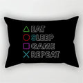 Axyaa 30x50cm Gamer Handle Print Pillowcase for Sofa, Car Seat, Gaming Room