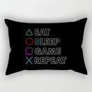 Axyaa 30x50cm Gamer Handle Print Pillowcase for Sofa, Car Seat, Gaming Room