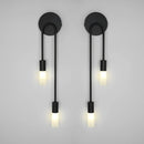 Axyaa Modern Luxury LED Wall Lamp Black Sconce Home Decor for Living Room & Bedroom
