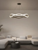 Axyaa Circular Nordic Dining Room Chandelier Simple Modern Living Room Lighting