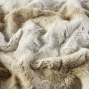 Axyaa Leopard Faux Fur Plush Throw Blanket for Couch Sofa Bed Glamorous Living Room Decor