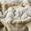 Axyaa Leopard Faux Fur Double Layer Throw Blanket - Cozy Plush for Couch