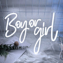 Axyaa Baby Neon Sign LED Lights, Gender Reveal Party Decoration