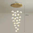 Axyaa Modern Pendant Light Chandelier LED Ceiling Lamp for Indoor Dining Room
