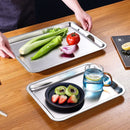 Axyaa Stainless Steel Baking Tray Nonstick Cake Pan Bread Pizza Utensil