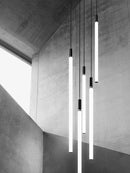 Axyaa Black Acrylic Tube Designer Headboard Pendant Light