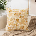 Axyaa Embroidered Flower Linen Cushion Cover 45x45cm