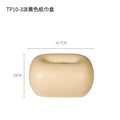 Axyaa Ceramic Tissue Box: Minimalist Bedside Table Decor & Desk Decoration