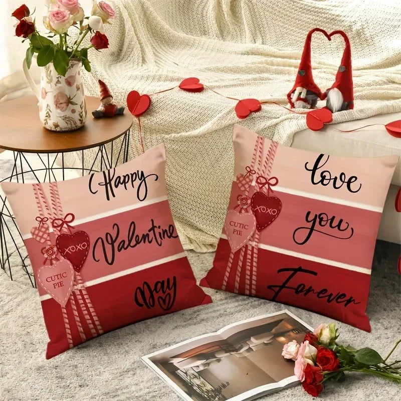 Axyaa Love Balloon Bear Decorative Pillowcase for Home Sofa Cover