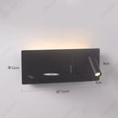 Axyaa LED Wall Lamp with Adjustable Angle and USB Charging Port