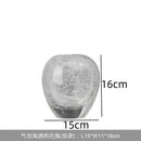 Axyaa Desktop Glass Vase Decoration Ornament Hydroponic Decor Dried Flower Vase Bouquet