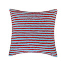 Axyaa Plush Contrast Stripe Cushion Cover for Elegant Living Room Decor