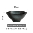 Axyaa Large Ramen Bowl, Japanese Style Ceramic Soup Bowl, Creative Tableware