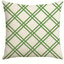 Axyaa Floral Green Plaid Striped Pattern Sofa Cushion Cover 45x45cm