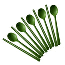 Axyaa 10Pc Silicone Cutlery & Chopsticks Set for Sushi & Desserts